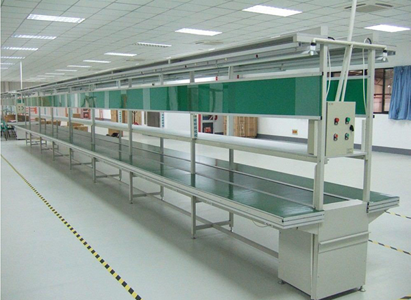 雙邊工作臺(tái)皮帶流水線